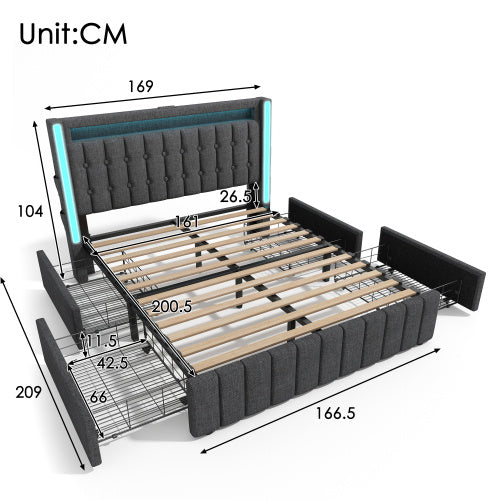 Linen Storage Bed