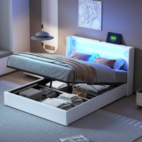 Fiberboard Double Bed
