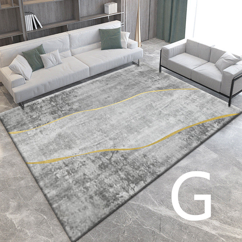 3D Light Luxury Style Carpet Floor Mats Bedroom Bedside Carpets