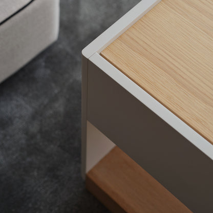 Simple Matte Bedroom Bedside Table